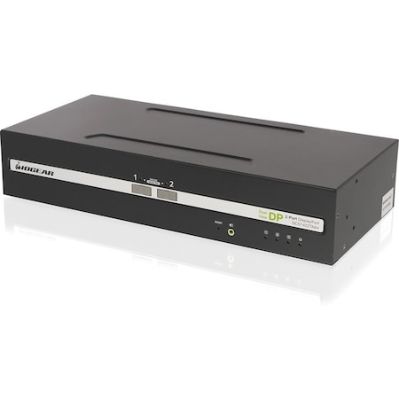 Iogear 2-PORT 4K30HZ DUAL VIEW DISPLAYPORT PP4.0 SECURE KVM SWITCH W/AUDIO CONNECTIONS. TAA GCS1422TAA4