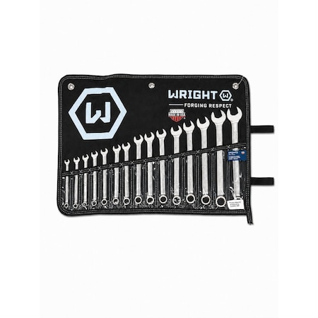 Wright Wrench Set, Standard, Metric, 15 Tools 752