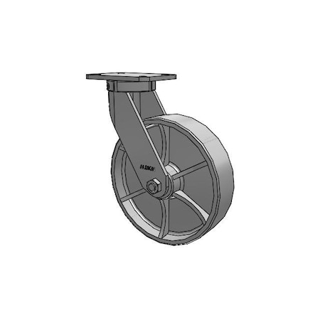Albion Caster, Kingpinless, 12x3, 410CA12501S 410CA12501S
