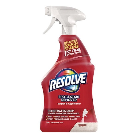 Resolve Triple Oxi Advanced Trigger Carpet Cleaner, Fresh Linen, 22 oz Spray Bottle 19200-00601