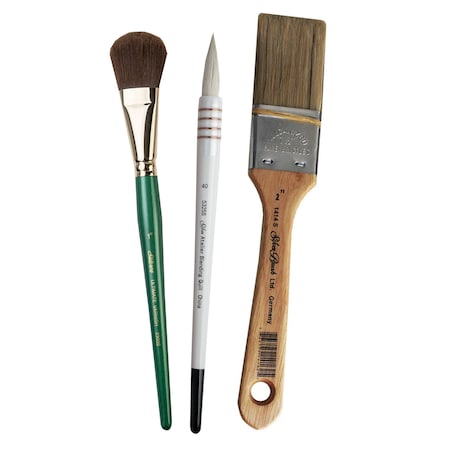 Silver Brush Larger Blending Mix Brush Set, 3-Piece Set BL-5554