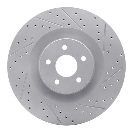 Dynamic Friction Co DFC Geoperformance Rotor - Drilled and Slotted 830-54261R