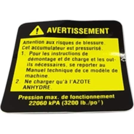 John Deere LABEL, JOHN DEERE OEM R80754 R80754