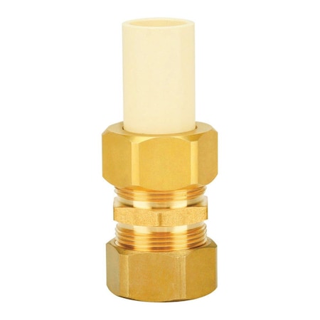 Homewerks 40.75 x 0.87 in. Schedule Compression Brass Transition Fitting, Assorted 4694238