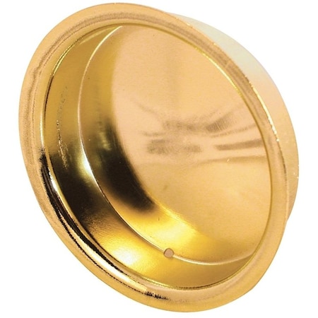 Prime-Line Door Pull, 5/16 in D, Steel, Brass N 6698