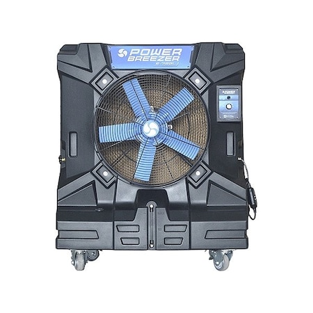 Power Breezer Portable Evaporative Cooler, 7,800 cfm, 1,998 sq ft, 30 gal, 17/20 hp E780L