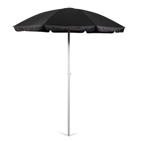 Picnic Time Family Of Brands 5.5 Ft. Portable Beach Umbrella, Black 822-00-179-000-0