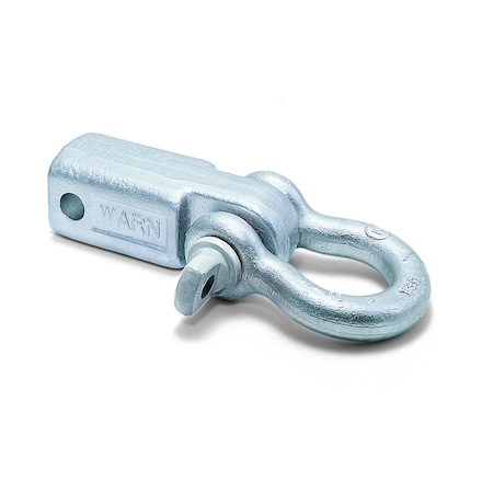 Warn DRing Mount 2 In Class III Receiver Hitch Mount; 3/4 In Pin Size; With DRing; Single 29312