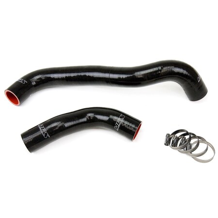 Hps Performance High Temp Reinforced Silicone Radiator Coolant Hose Kit, Black, 57-1395-BLK