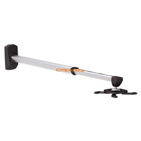 Cmple Aluminum Short Throw Projector Wall Mount - Max 22Lbs - Black-Silver 1075-N