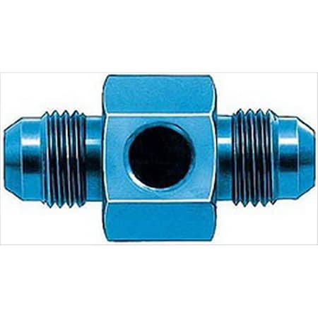Perfectpitch -8 An Blue Anodized Aluminum In-Line Fuel Pressure Adapters PE345499