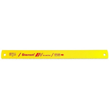 Starrett PowerHacksawBlade, L:18", W:1.625", TPI:4 BS1804-7