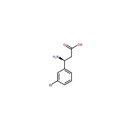 Ak Scientific (3S)-3-Amino-3-(3-bromophenyl)propanoic acid (250mg), CAS 275826-35-2 2638AB-250mg