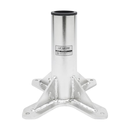 Oz Lifting Products Stainless Steel Pedestal Base for OZSS850DAV, OZ1000DAV and OZCF1200DAV Davit Cranes OZPED2-SS