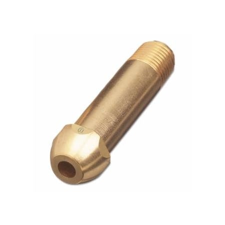 Western Enterprises Regulator Inlet Nipple , Brass, 1/4 in NPT, 2-1/2 in L 312-15-8CV