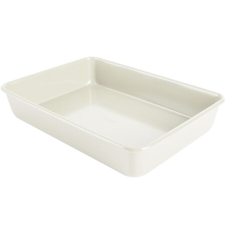 Martha Stewart Everyday Color Bake 13 Inch Carbon Steel Rectangle Baking Pan in Linen 141021.01