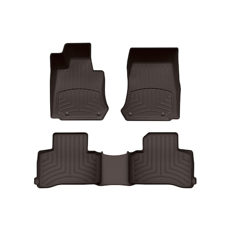 Weathertech Cocoa, Front and Rear FloorLiner HP 47898-1-2IM