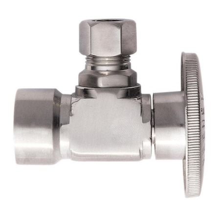Sticky Situation K2048ABNLF 0.5 x 0.37 in.Quarter Valve Brushed Nickel Angel ST3311315