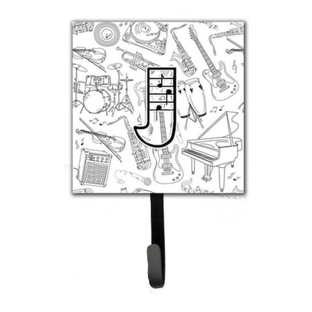 Carolines Treasures Letter J Musical Note Letters Leash and Key Holder CJ2007-JSH4