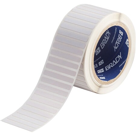 Brady 1 mil Polyimide Circuit Board Labels 0.25 in H x 2 in W White 2500/RL THT-15-729-2.5