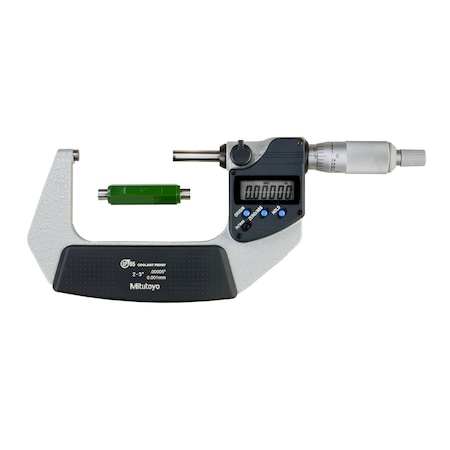 Mitutoyo Digimatic Outside Micrometer, I/M 2-3 In, .00005 In, NO, RS 293-342-32