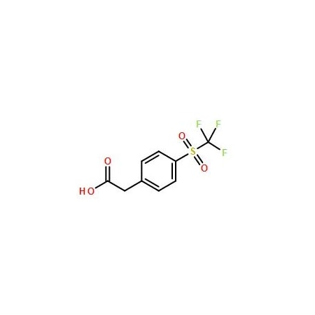 Ak Scientific 4-(Trifluoromethylsulfony)phenylacetic acid (250mg), CAS 1099597-82-6 Y7035-250mg