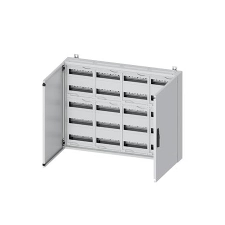 Siemens ALPHA 160 DIN wall mounted board with mounting kit for modular devices row 8GK1062-3KK41