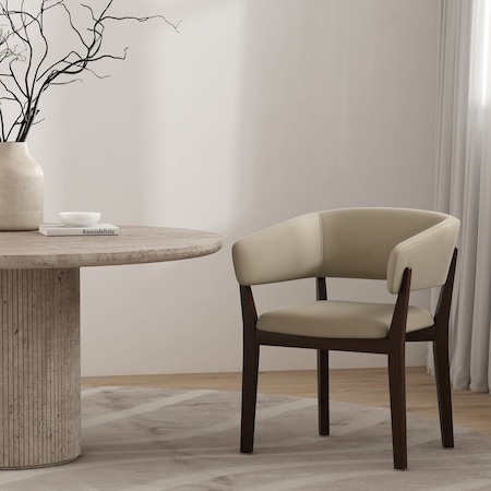 Manhattan Comfort Blake Dining Armchair in Natural DC102AR-NA