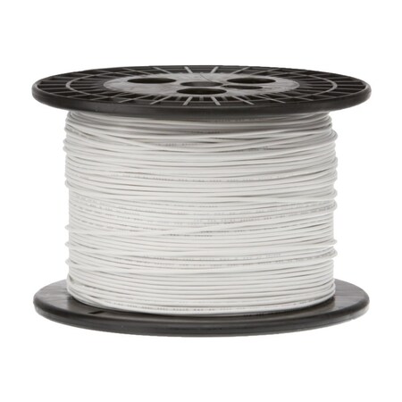 Remington Industries 24 AWG Gauge UL1061 Stranded Hook Up Wire, 300V, 0044 Diameter, White, 500 ft Length 24UL1061STRWHI500