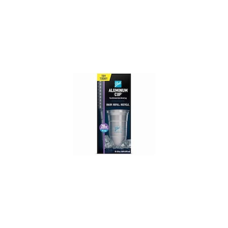 Ball Aluminum Cold-Drink Cups, 20-oz, Silver, 10PK 1000000000000