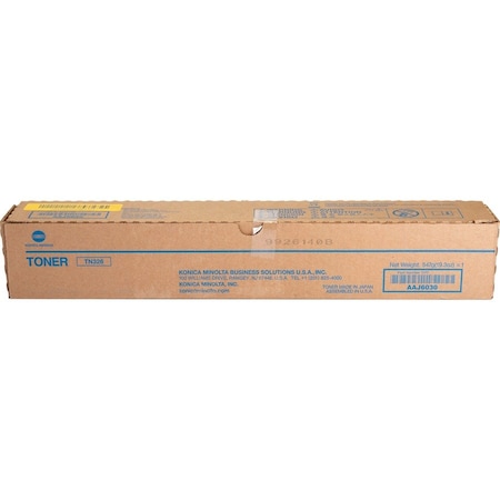 Konica Minolta Original Laser Toner Cartridge, Black, 25000 Pages TN326
