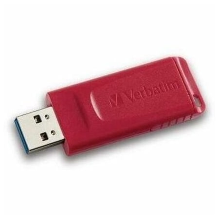 Verbatim Americas USB Flash Drive, Retractable, Security Feature, 16GB, RD 96317