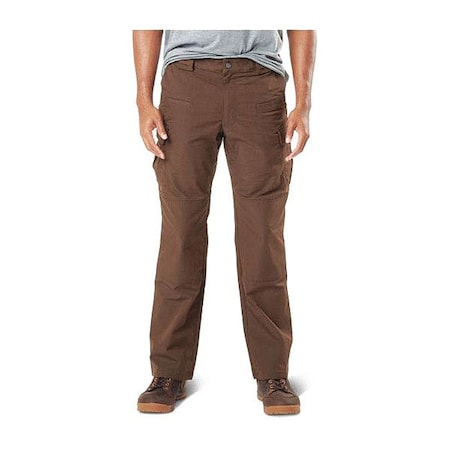 5.11 Stryke Pants, 40 in, Burnt, 65% Polyester/35% Cotton 74369ABR-117-40-36