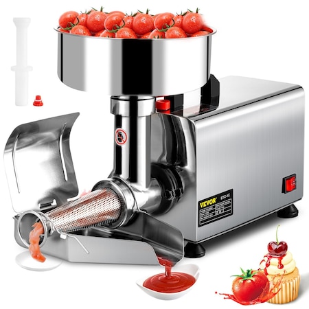Vevor Electric Tomato Strainer Tomato Milling Machine Stainless Steel Grinder ETC-1C