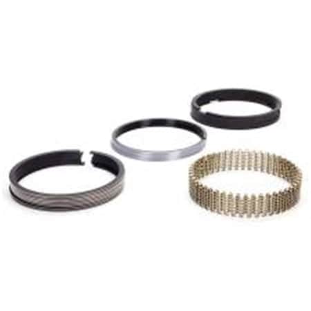 Hastings Filters 2M661 4.12 in. Bore Piston Rings, Standard Tension Moly - 8 Cylinder HAS2M661