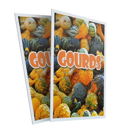 Signmission Gourds, Plastic Signs Only 24 Inch x 36 Inch, Corrugated Plastic, 2PK CSB-2436-2PACK-Gourds