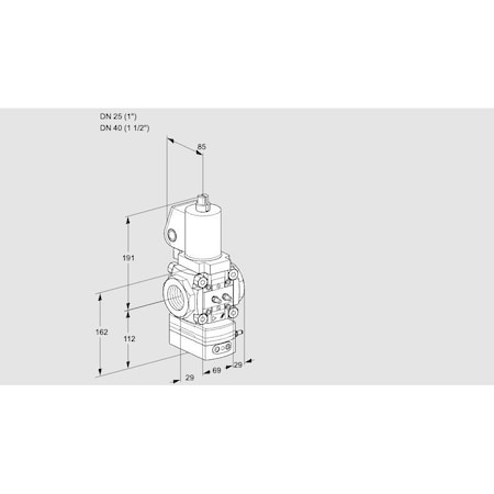 Honeywell Kromschroder VAG2T25/40N/NQSLAA KS88030030