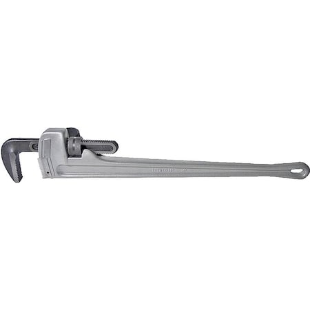 Superior Tool 04836 Pipe Wrench, 5 in Jaw, 36 in L, Straight Jaw, Aluminum, Epoxy-Coated 4836
