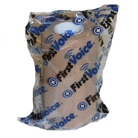 First Voice Self-Adhesive Bandage, 4" x 5yds, Tan TS-3190-T