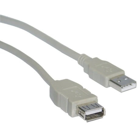 Cable Wholesale USB 2.0 Extension Cable, Type A Male to Type A Female, 6 foot 10U2-02106E