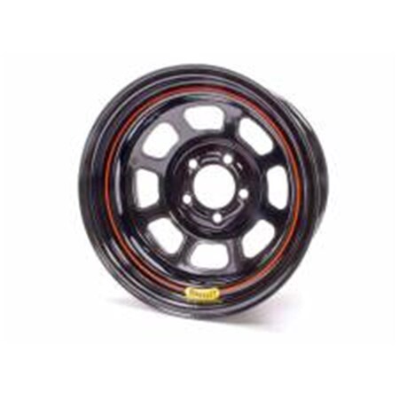 Bassett 57RF3 15 x 7 in. 5 x 4.5 in. Black 3 in. Back Spacing 21.75 lbs DOT Wheel BAS57RF3