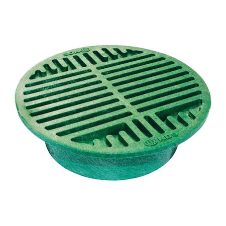 B & K 20 Green Round Grate 8 in. 1467372