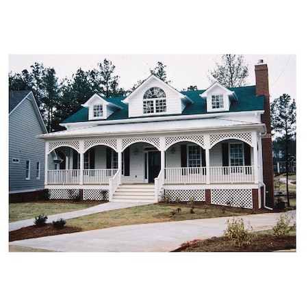 Deckorators 2 ' Wx8 ' Lx1/8'' Thick Wht Vinyl Lattice Panel 275429