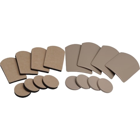 All-Source Easy Mover Pad Assortment, 16PK 242535