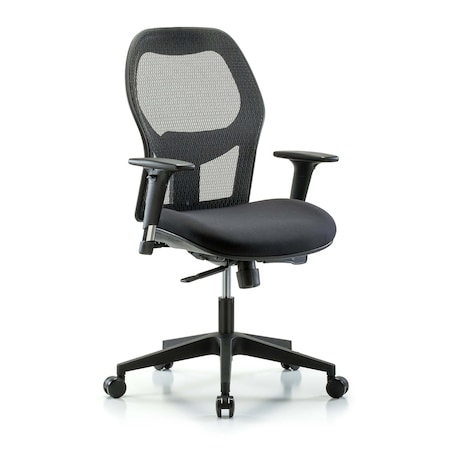 Blue Ridge Ergonomics Executive Mesh Chair, AA, Casters BR-EXE-MDHCH-RG-H0-A1-RC
