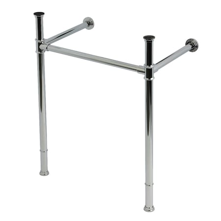 Kingston Brass Stainless Steel Console Sink Legs, Polished Chrome VPB36251