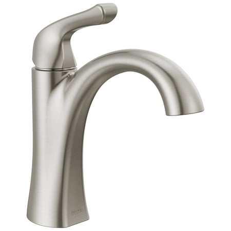 Delta Arvo Single Handle Centerset Bathroom Faucet In Spotshield Brushed Nickel 15840LF-SP