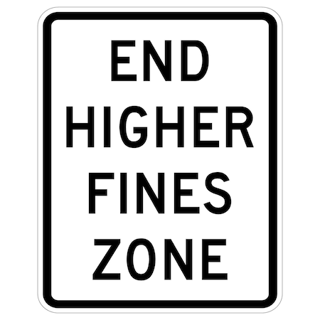 Sign Solutions Usa Traffic Sign, 36 in Width, Aluminum Sign, Vertical Rectangle DUS10HWT3648R2-11