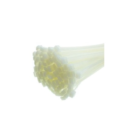 Cable Wholesale Cable Tie, 12 in L, Natural, Nylon, 40 lb Strength, 100 PK 30CV-00191