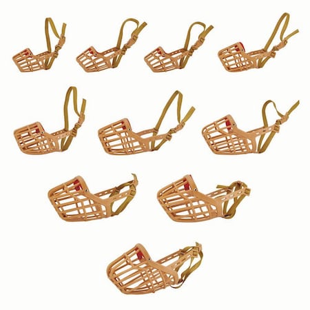 Jorgensen Laboratories JorVet Nylon Plastic Basket Muzzle Quick Release, 10PK J0884SQ